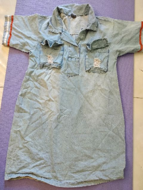 Đầm jeans si tuyển 50-55kg