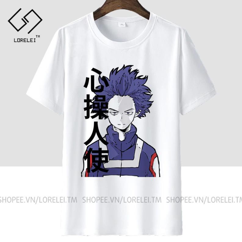 Áo thun My Hero Academia Shinsou Hitoshi ngắn tay