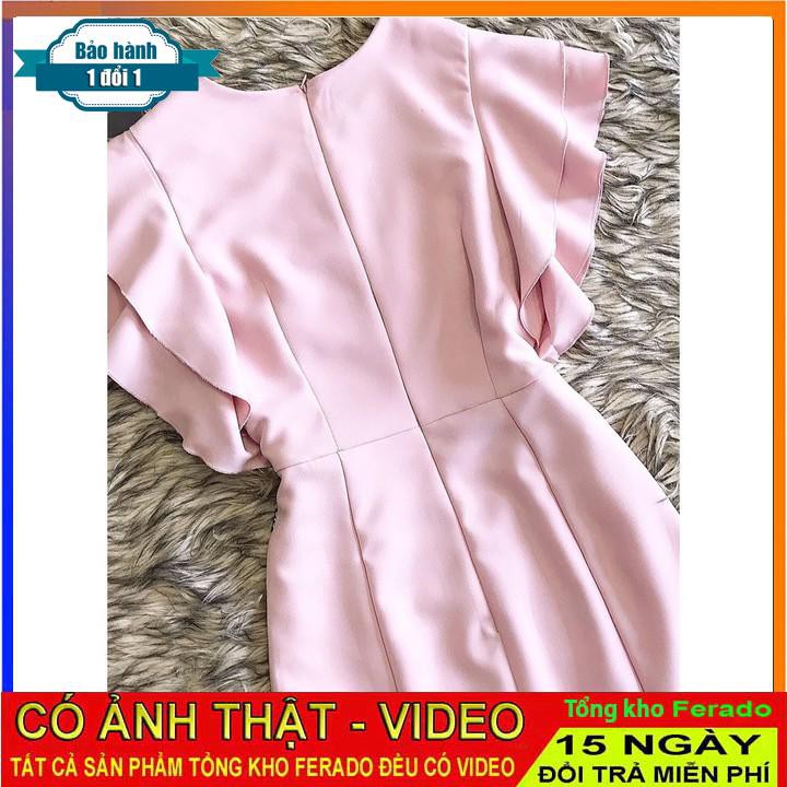 [ xả kho ] MiD Đầm đuôi cá hồng V1085 Mie Design ảnh thật
