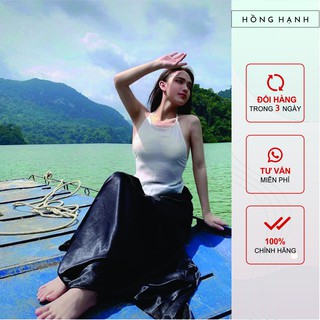 [Giảm 50k khi mua 2 Bộ ] Váy Đụp Áo Yếm Chụp Sen/ 2 Màu Trắng Đen/ Ảnh Thật Của Shop