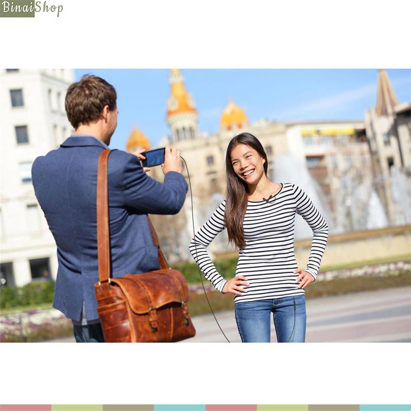 Transhine B1705 - Cáp Âm Thanh 2 Đầu 3.5 Mm 4 Vạch TRRS  Nối Dài Cho Micro Cài Áo, Tai Nghe