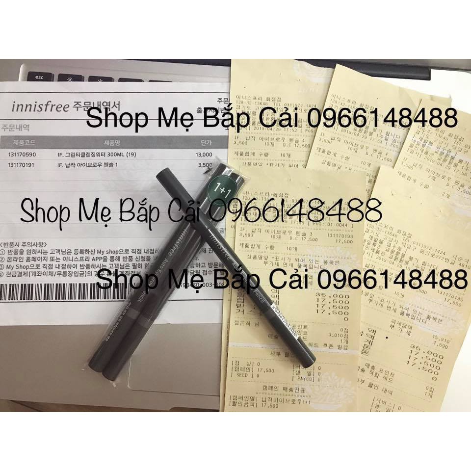 MBC Chì Kẻ Mày INF Auto Eyebrow Pencil 1 đầu chì, 1 đầucọ