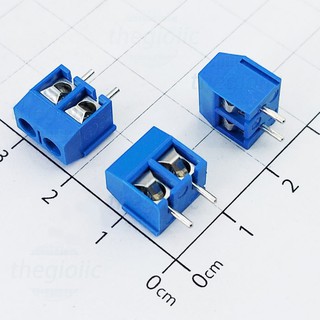 KF301-2-V Domino 2 Chân Thẳng 5.08mm Hàn PCB