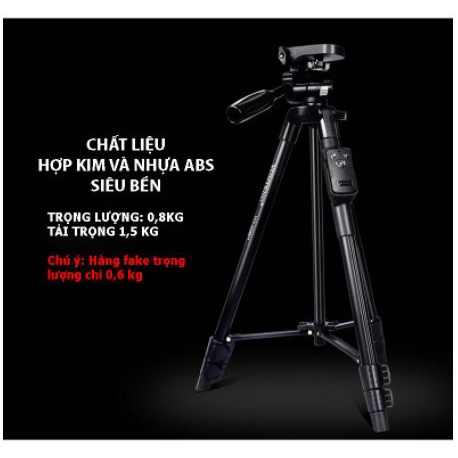 Chân máy ảnh tripod Yunteng VCT-5208 - HAPOS