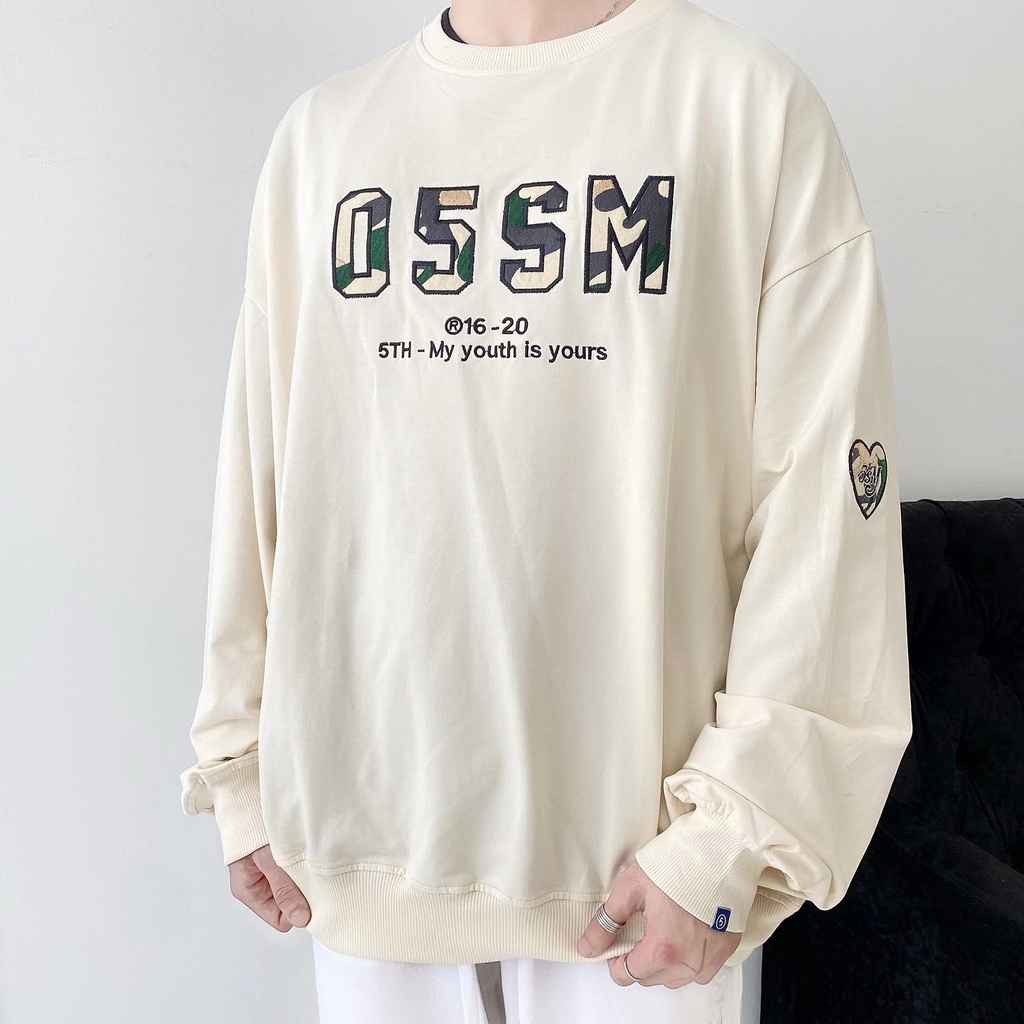 Áo Sweater Thêu Logo 05SM Fusionism - Nhiều Màu - Unisex - Form Oversize