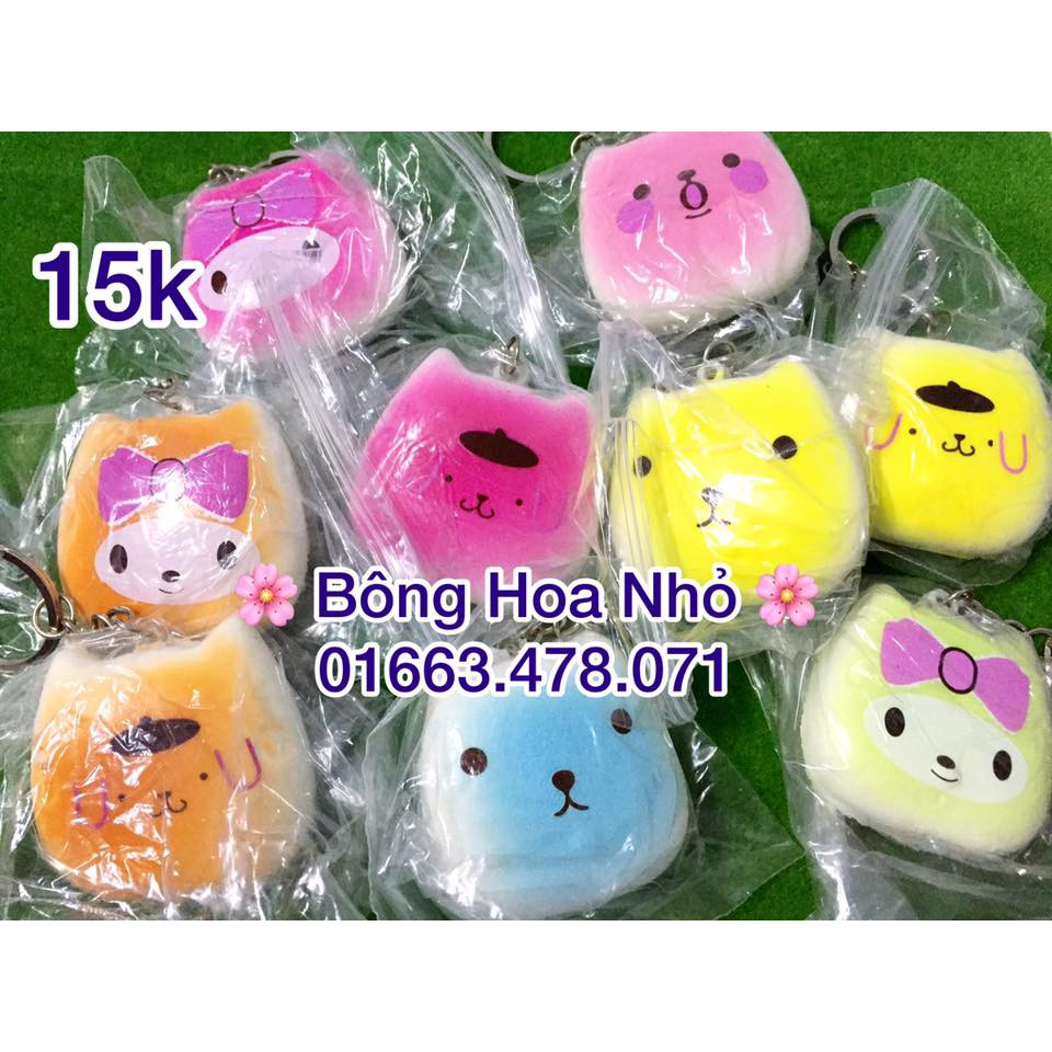 squishy mini 4-5cm đồng giá 15k - lướt ảnh xem mẫu