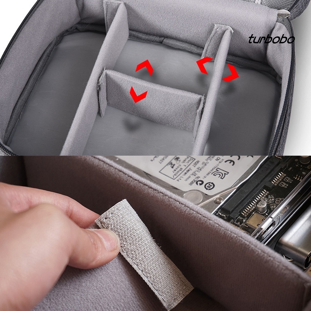 Túi Đựng Phụ Kiện Điện Tử Turbobo Chống Thấm Nước Tiện Dụng