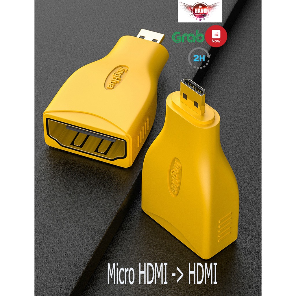 [Mã ELHACE giảm 4% đơn 300K] Đầu chuyển Micro HDMi ra HDMI 1080p- Jinghua S113