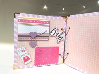 [Album ảnh Handmade] Scrapbook cho bé 18cm in tên riêng
