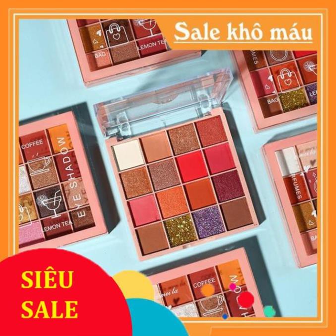 ( Siêu Sỉ Tốt ) Phấn Mắt 16 Ô Có Nhũ Lameila Đa Tone Auth Nội Địa - Nội Địa Mùi Beauty