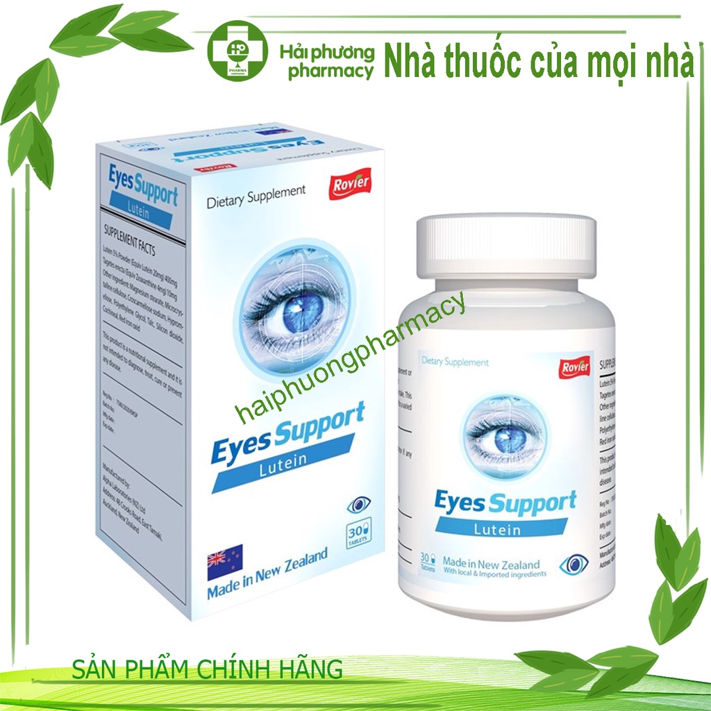 Viên bổ mắt Eyes Support Lutein - Tăng cường thị lực ( New Zealand )