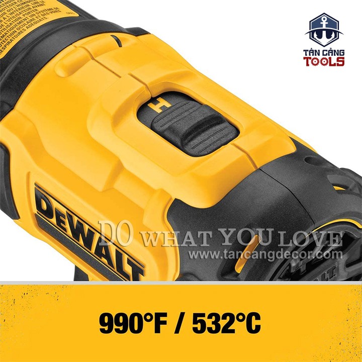 Máy Thổi Nhiệt Dùng Pin DeWalt 18V DCE530N-KR ( Thân Máy )