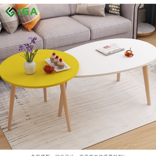 Combo bàn trà chân gỗ sồi GP55 + BT50M
