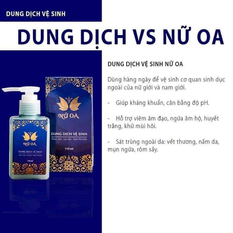 [ CHÍNH HÃNG] Dung Dịch Vệ Sinh Nữ Oa-  100%  thảo dược thiên nhiên, hỗ trợ viêm nhiễm phụ khoa, nấm, ngứa , hôi.