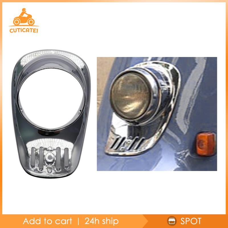 Ốp Đèn Pha Bằng Nhựa Mạ Điện Cho Xe Máy Honda Julio AF52 Cuticate1