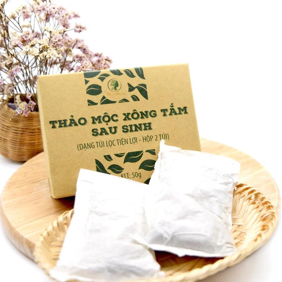 [Mã SKAMLTSM9 giảm 10% đơn 99K] Túi Xông Toàn Thân Thảo Dược Cho Mẹ Sau Sinh Wonmom (Hộp 2 Túi) - 8938510206105