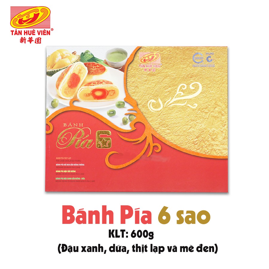 Bánh pía 6 sao Tân Huê Viên ( có trứng)