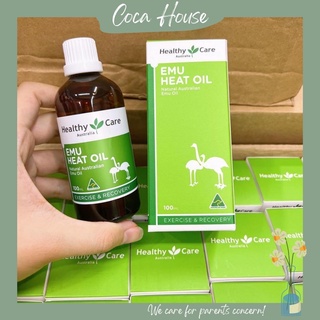 Tinh dầu đà điểu Úc Healthy Care Emu Oil 100ml ♥️Hàng chính hãng, đủ bill & tem chemist♥️ hỗ trợ xương khớp