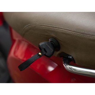 Bọc da chìa khoá vespa, liberty, zip chìa dẹt mỏng