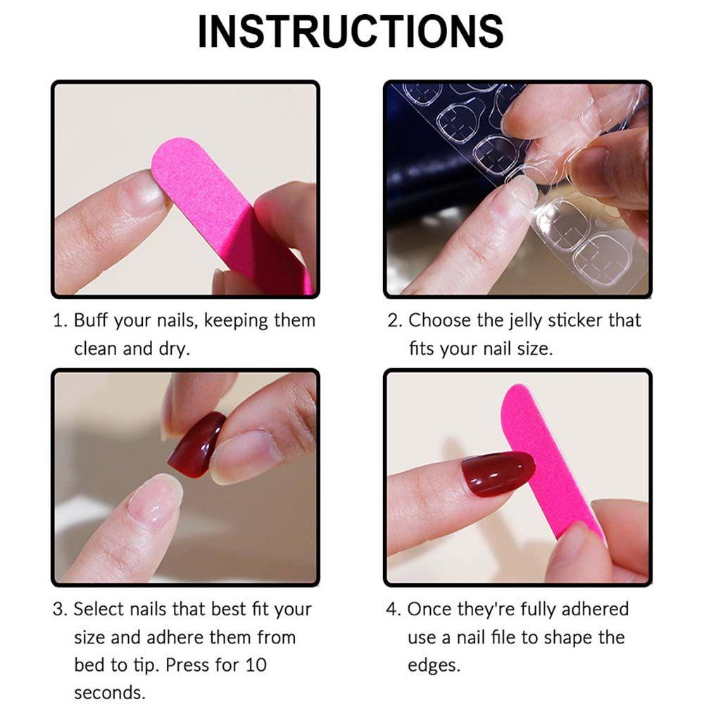 Hộp 24 Móng Tay Giả Trang Trí Nghệ Thuật|Kim Tuyến Lấp Lánh Trang Trí Móng Tay