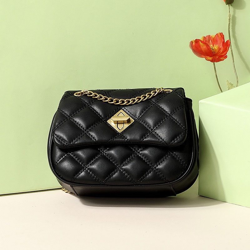 Túi đeo vai IELGY cỡ nhỏ phối dây đeo sợi xích thời trang xuân hè cho nữ