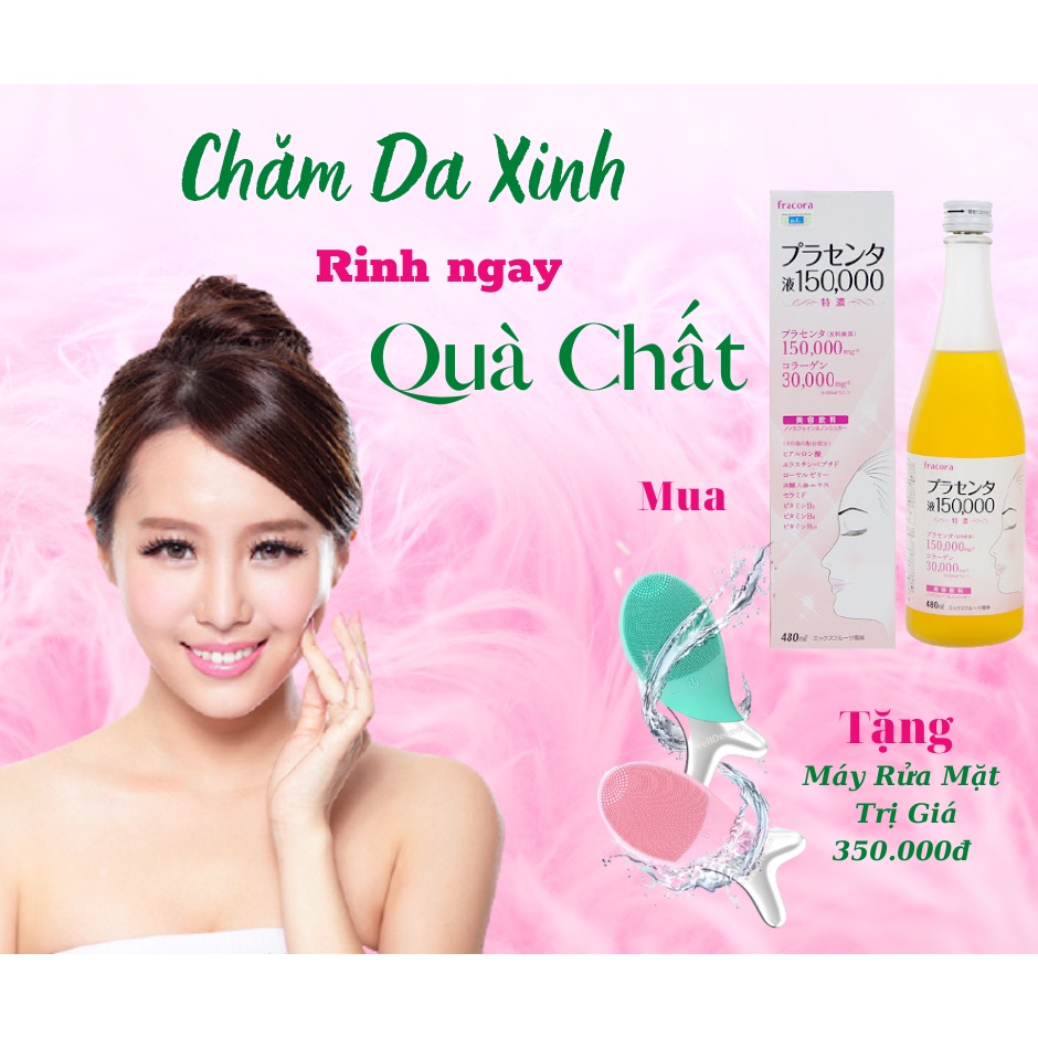 (Hàng Nhật Xịn) Collagen Nhau Thai Cừu Fracora Placenta 150.000mg