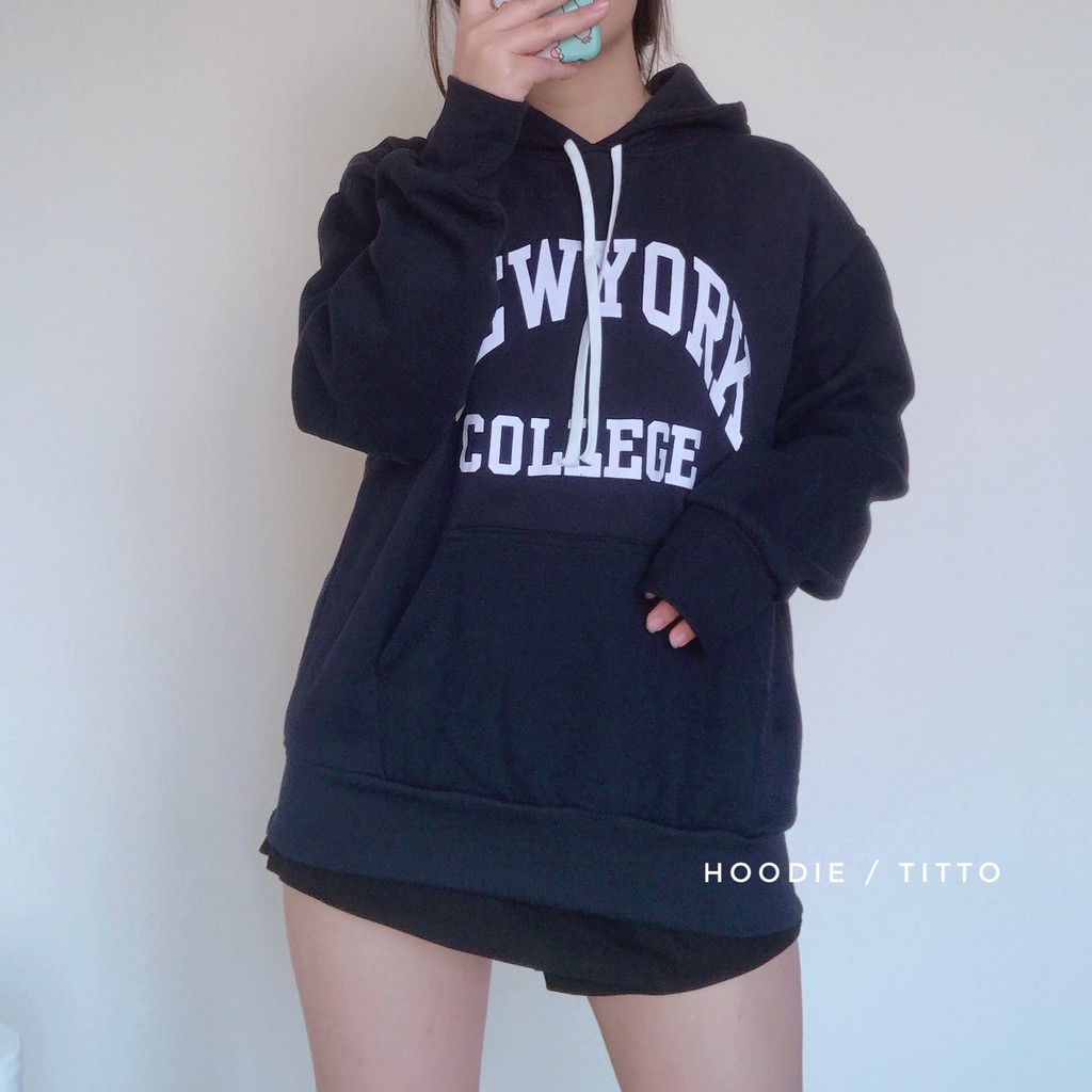 [XẢ KHO] Áo Hoodie In Chữ New York - Ảnh Thật - Titto Closet