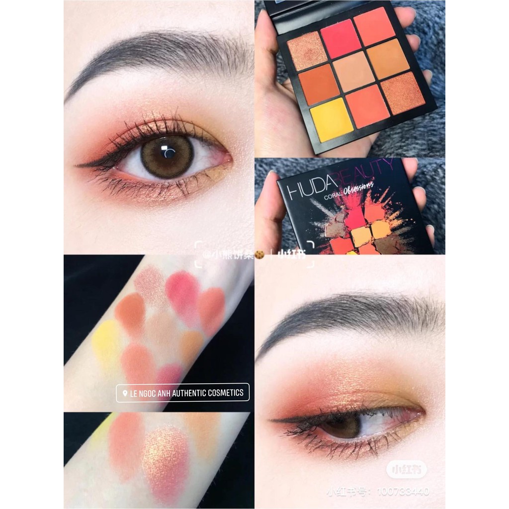 Bảng mắt Huda Coral Obsession