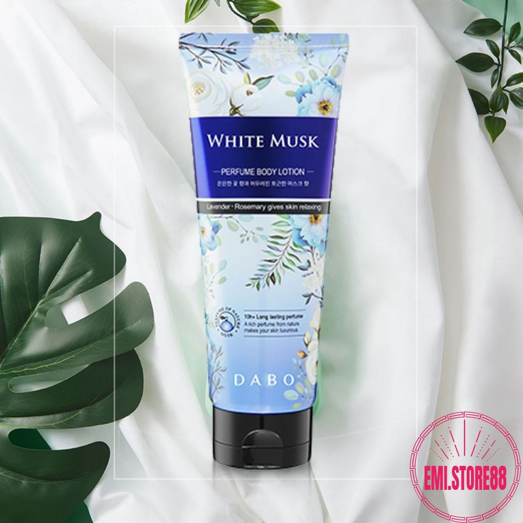 Kem Dưỡng Thể Trắng Da DABO Body 200ml hương nước hoa (Dưỡng trắng da,Giảm sắc tố đen, Dưỡng ẩm)