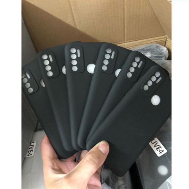 ốp lưng vismart live 4 có gờ bảo vệ camera dẻo màu đen