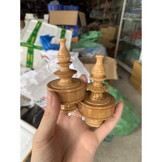 Nậm chim hút mật nậm lồng chim khuyên vuông tre đẹp tiện lợi