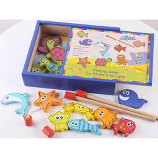 Bộ đồ chơi bể câu cá bằng gỗ dành cho bé yêu