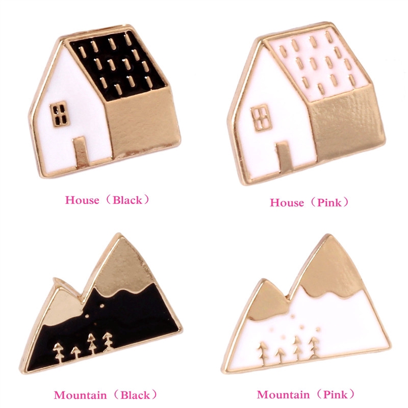 Khuy cài áo kim loại hình quả dứa trái thơm độc đáo