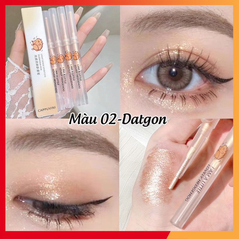 Bút Higlight Cappuvini Mắt Hình Nhím Nội Địa Trung CP97