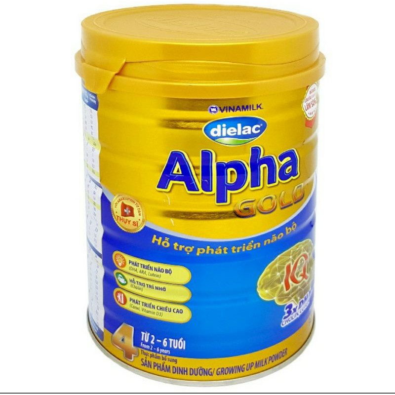 Sữa bột Dielac Alpha 4 Gold 900g (Date mới)