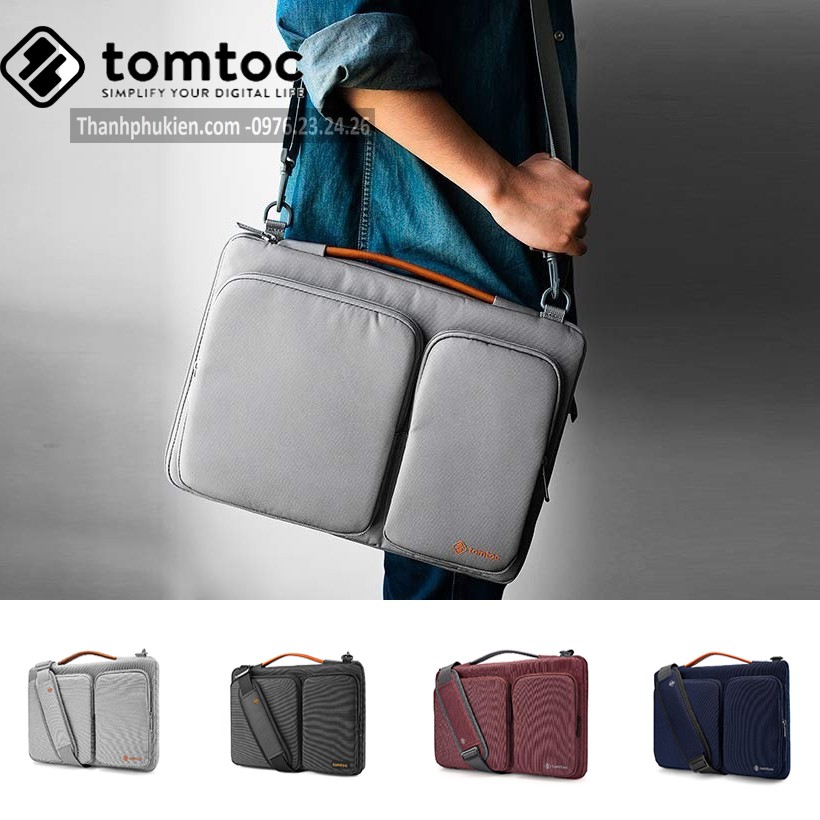 Túi đeo Tomtoc 360* Shoulder Bags Macbook 13/15inch chống sốc toàn diện - Tomtoc A42-Đủ màu