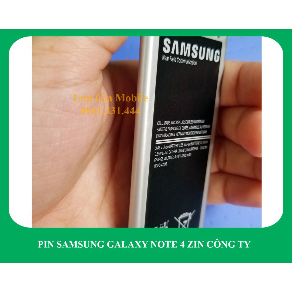2021- Pin Samsung Galaxy Note 4 công ty N910 | Note 4 2 Sim N9100 | Note 4 Edge N915