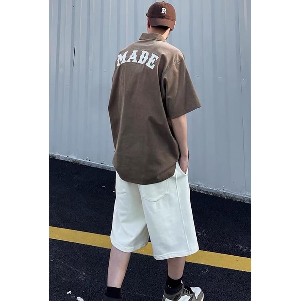 Áo Polo Nam Nữ Unisex Khoá Kéo Form Rộng Godmother