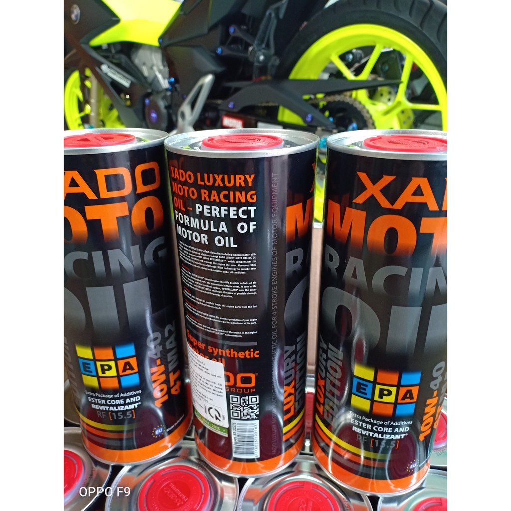 Nhớt XADO RACING 10W40 Ester Core Revitalizant Full Tổng Hợp 100%