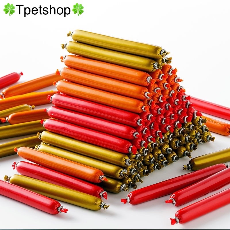 Xúc xích chó mèo có thể ăn liền đồ ăn vặt chó mỗi cây 15gr thức ăn cho chó kiểu bánh thưởng