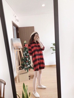 đầm suông caro