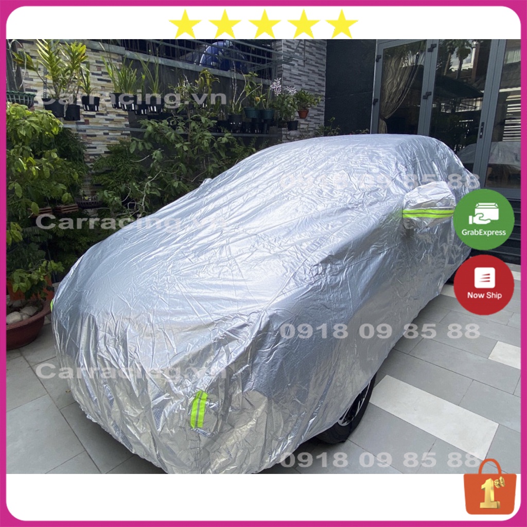 BẠT PHỦ XE Ô TÔ CARRACING BẠT PHỦ Ô TÔ 3 lớp CAO CẤP chống xước, chống nắng, chống cháy  4 chỗ - 5 chỗ - 7 chỗ bán tải | BigBuy360 - bigbuy360.vn