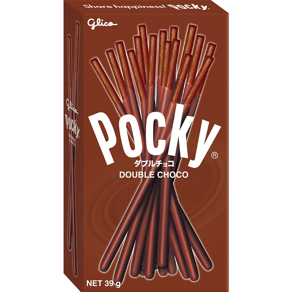 Bánh que pocky Double socola 39g