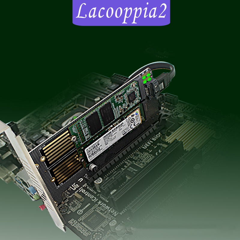 [LACOOPPIA2] PCIe to M.2 NVME Adapter M.2 NVMe NGFF Converter for Desktop PC SSD 2280