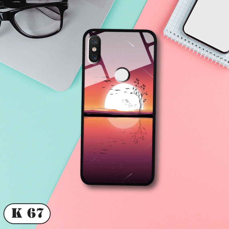 Ốp lưng Xiaomi Mi 8 SE - Lưng kính 3D