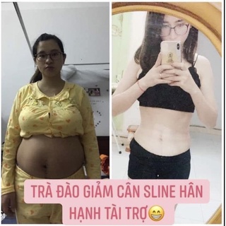Trà đào sline giảm cân,giảm mỡ