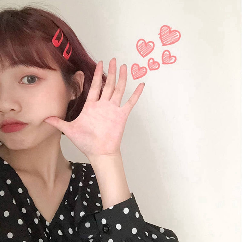 Bộ 10/20/30/40 kẹp tóc nhiều màu sắc ngọt ngào xinh xắn dành cho nữ