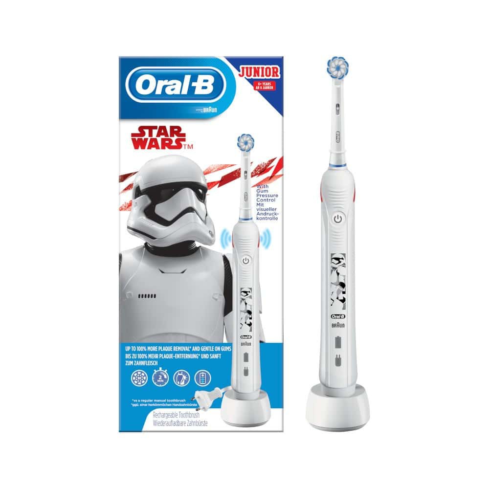 Hàng Đức - Bàn chải đánh răng điện trẻ em Oral B Junior 6+ dành cho trẻ từ 6 tuổi trở lên