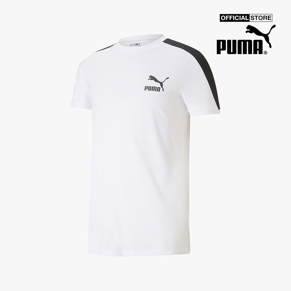 PUMA - Áo thun thể thao nam cổ tròn ngắn tay Iconic T7 Train 599869-02
