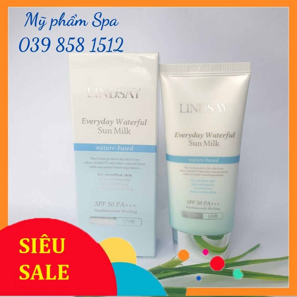 [Video Mới Quay] Kem Chống Nắng Vật Lý Lindsay - SPF 50PA+++